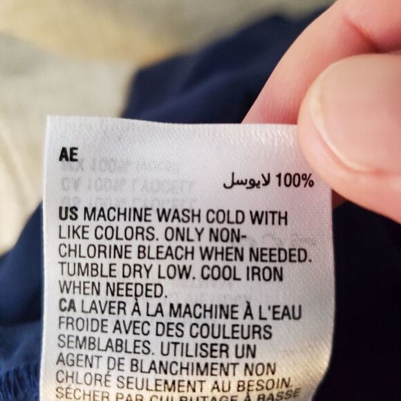 Maison Jules Cropped Paperbag Pants Size M - Picture 12 of 12